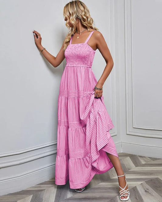 Liselotte | Elegantes Maxikleid für Frauen – Sommer Kleid Lang mit A-Linie