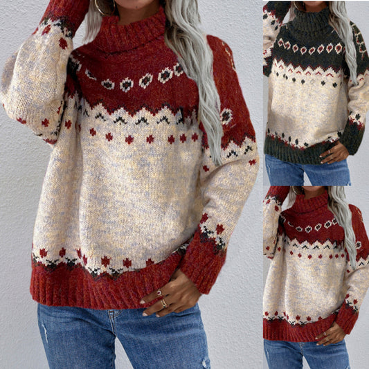 Warmer Strickpullover im Norweger-Stil 1