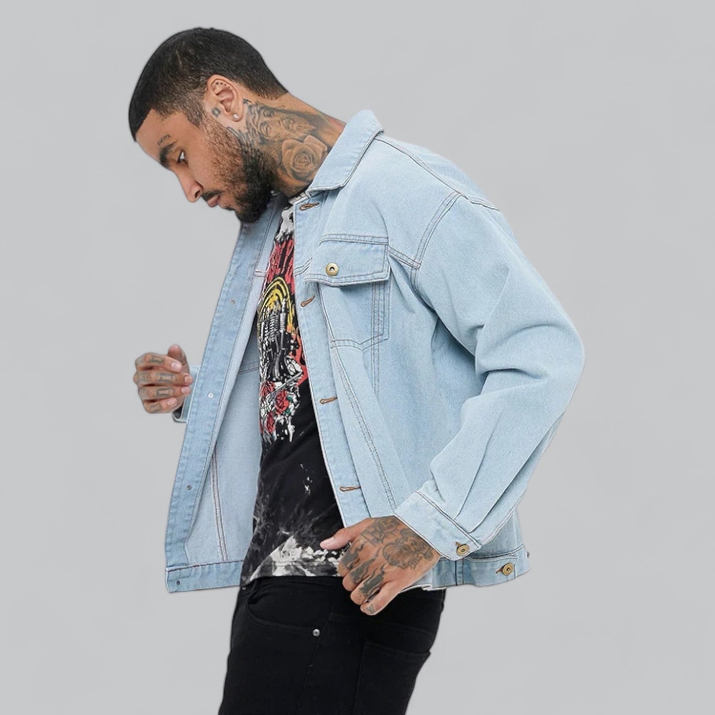 Mike | Bequeme Jeansjacke für Männer