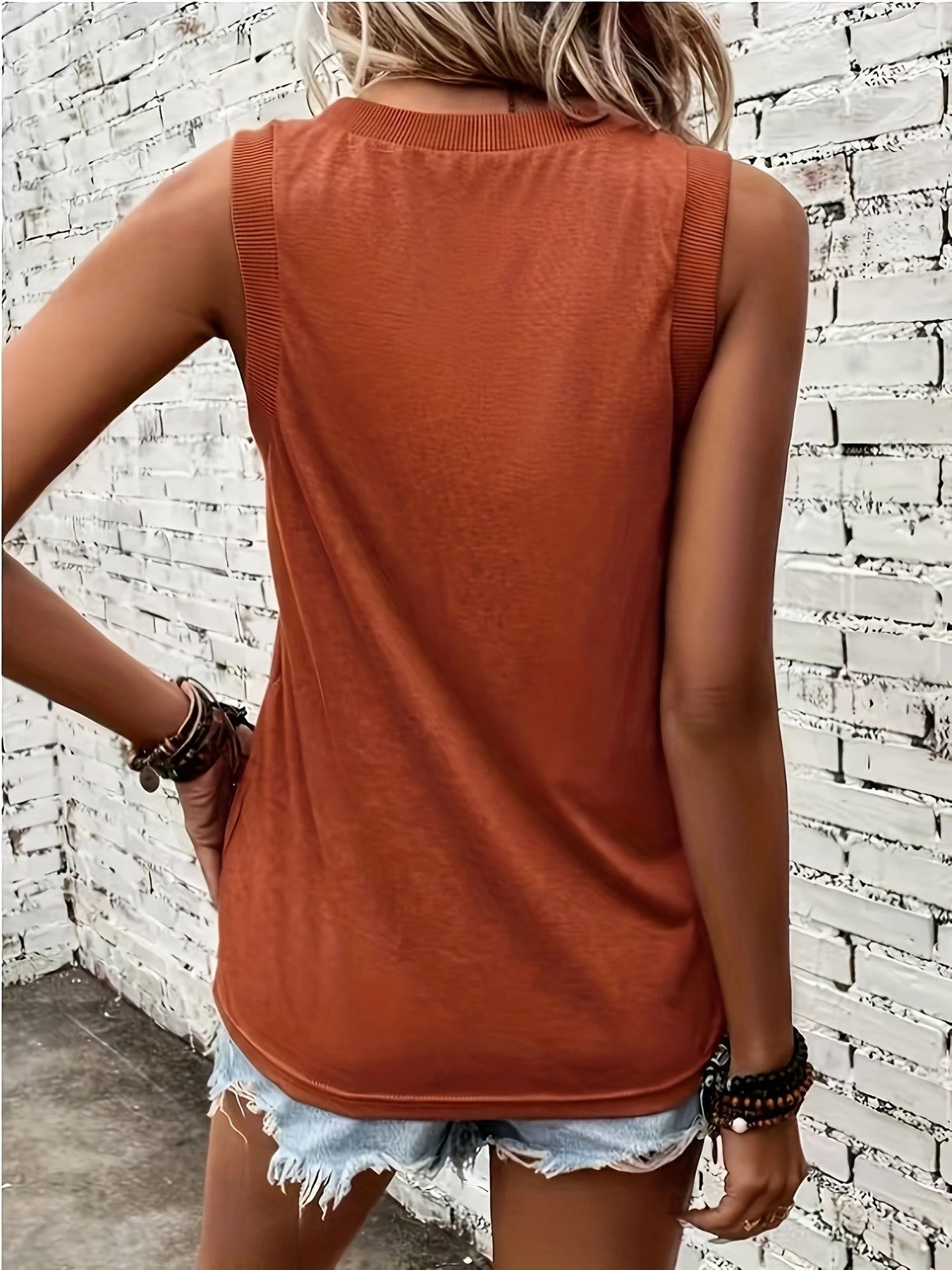 Quinty | Klassische Leinen Tanktop für Frauen
