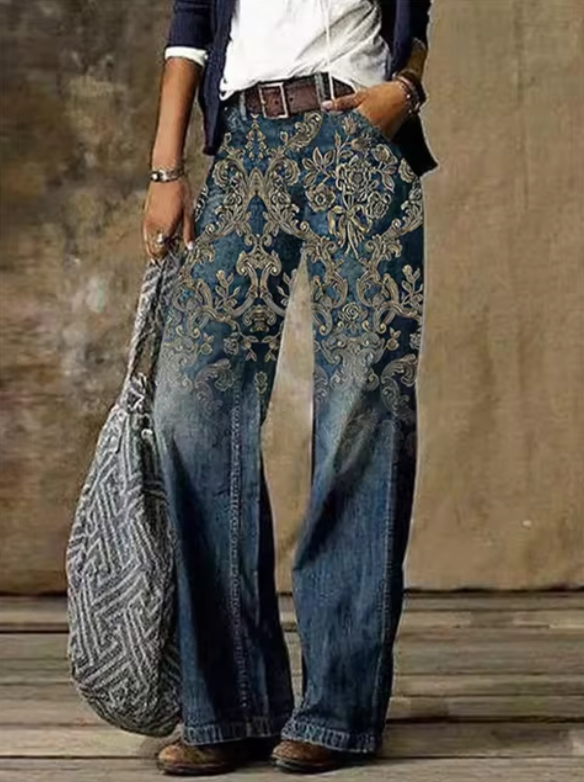 Variant image for Shenica | Damen Jeans aus Baumwolle im Slim Fit mit modernem Design-25