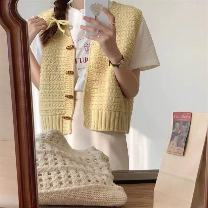 Clara | Ärmellose Strickjacke Damen