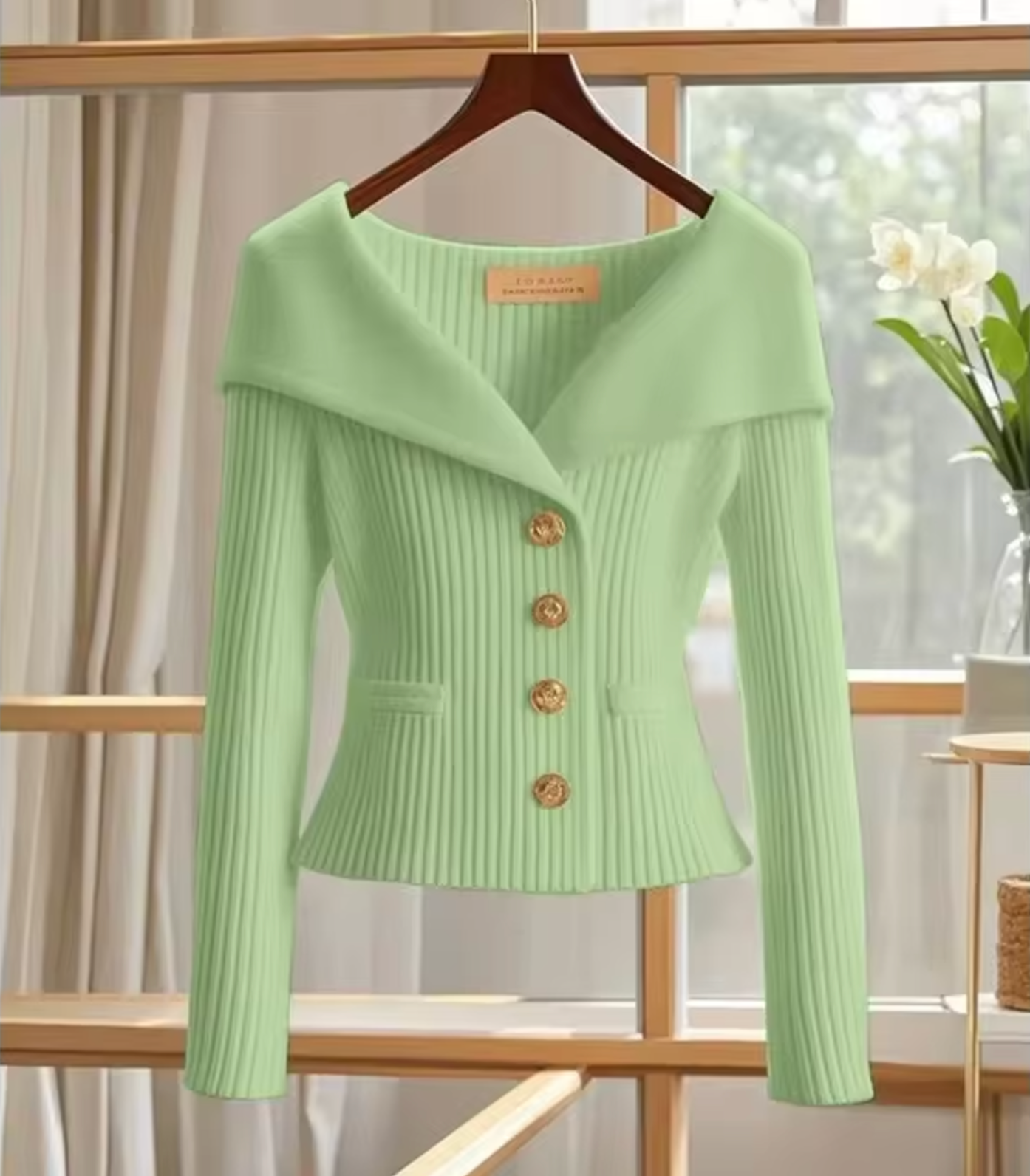 Poly | Strickjacke Damen Kurz Cardigan für Übergangsjahre