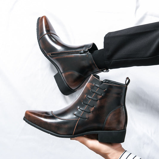 Britische Herren Martin Stiefel Winter 1