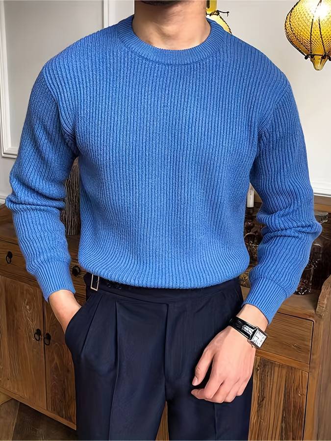 Wesley | Bequemer warmer Pullover für Männer