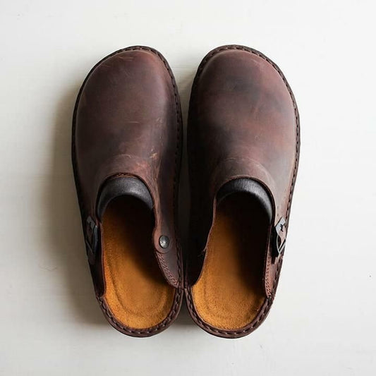 Max | Bequeme Vegane Leder-Slip-On-Maultiere