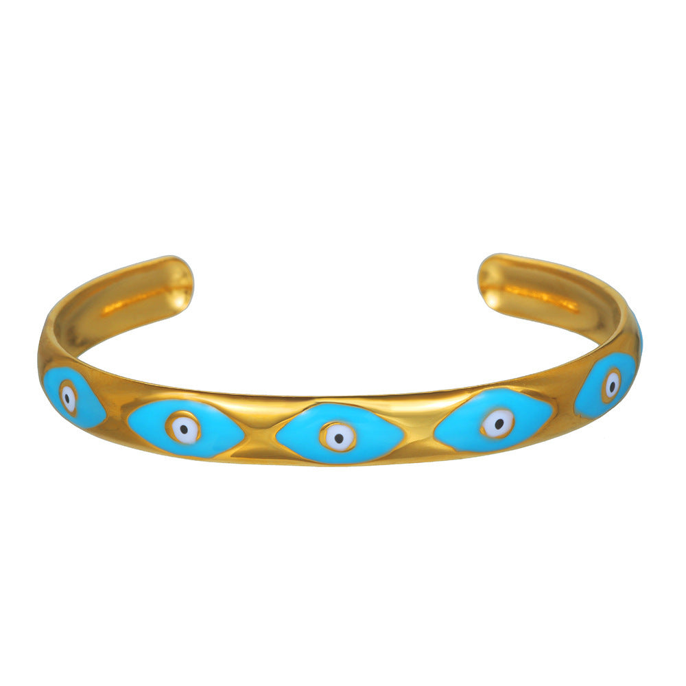 Damen Armreif mit Nazar Auge Design 4