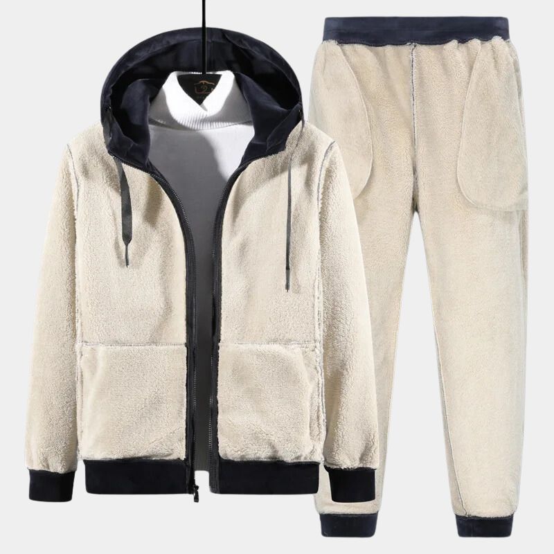 Max | Bequemer Trainingsanzug Herren mit Wendbarem Design und Kordelzug