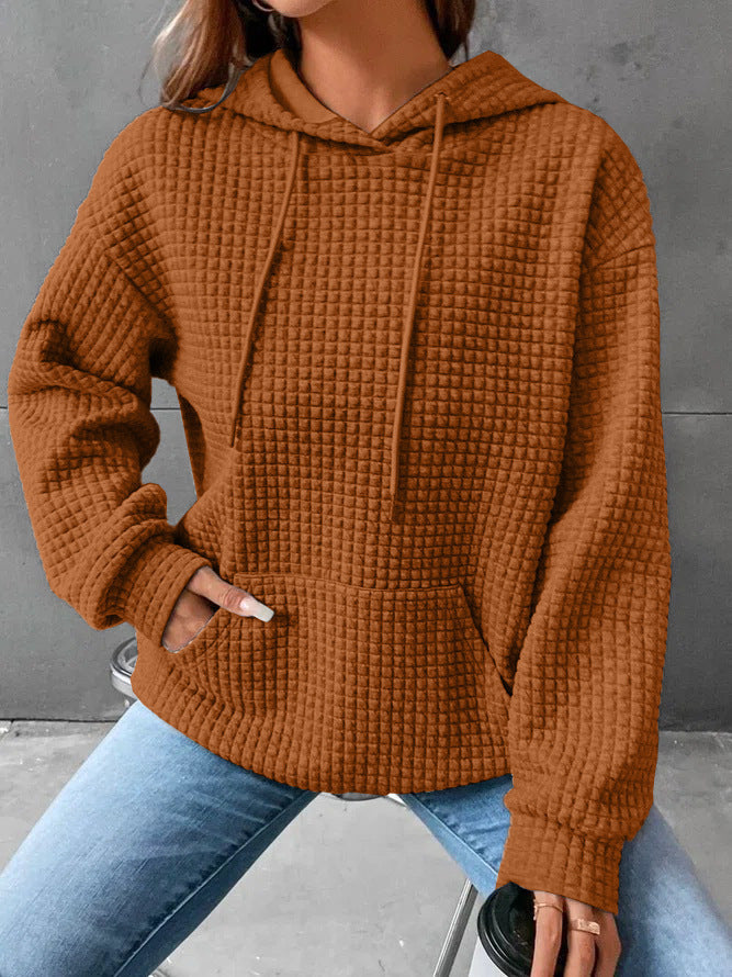 Damen Hoodie mit Kapuze und Kängurutasche 14