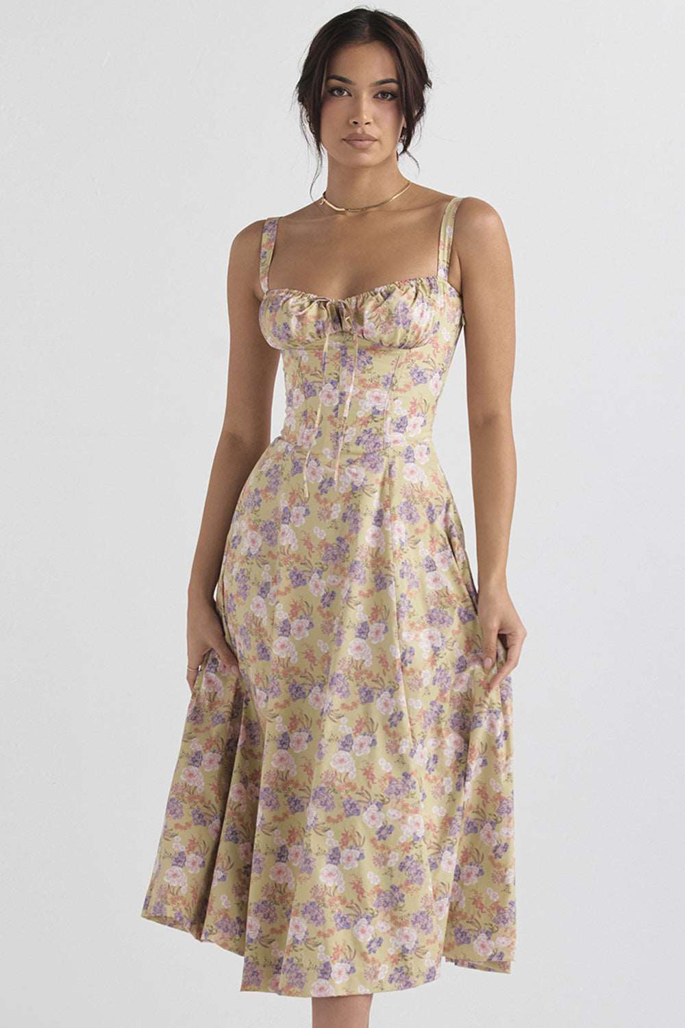 Variant image for Ella | Elegantes Damenkleid mit Faltenoberteil und taillierter Passform-43