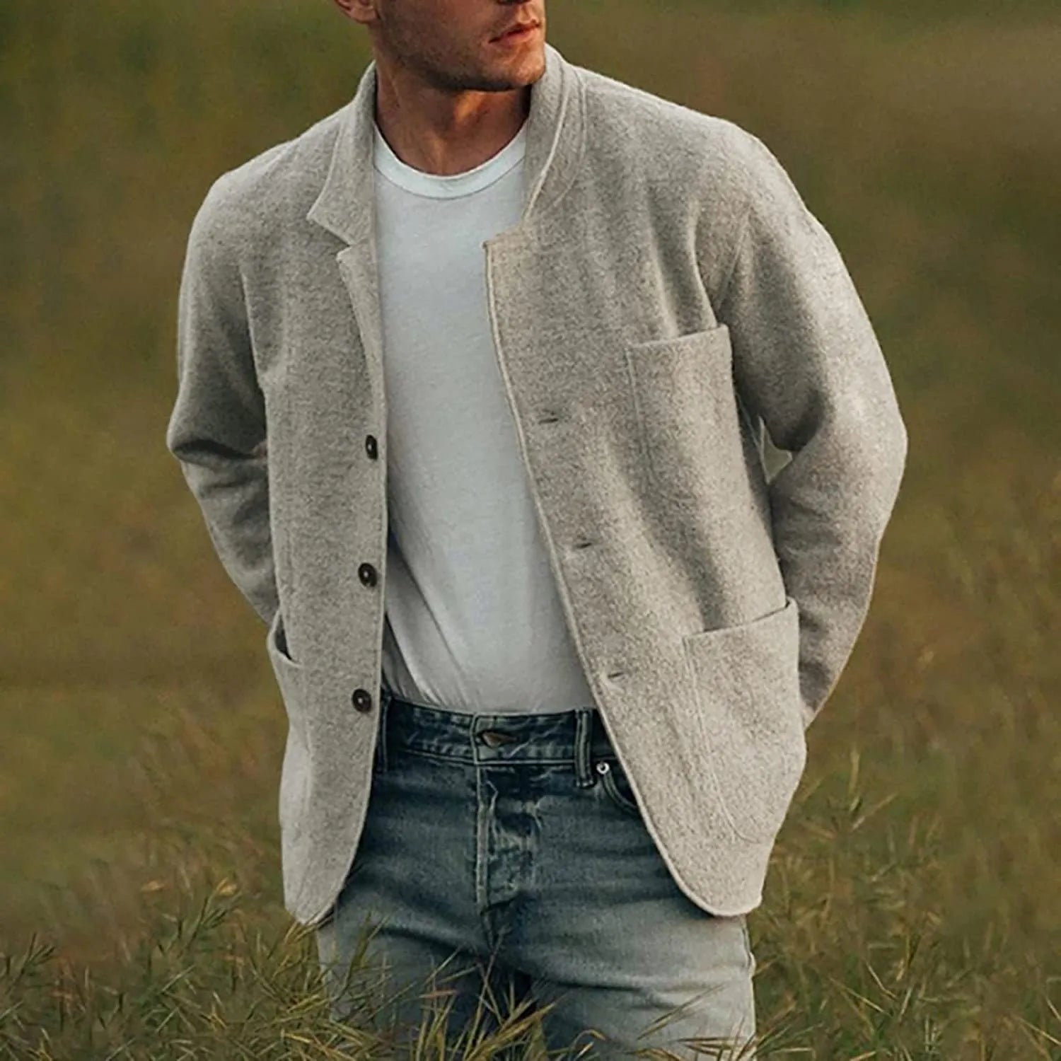 Variant image for Max | Lässiger Blazer für Herren - Elegant Sakko für jeden Anlass-12