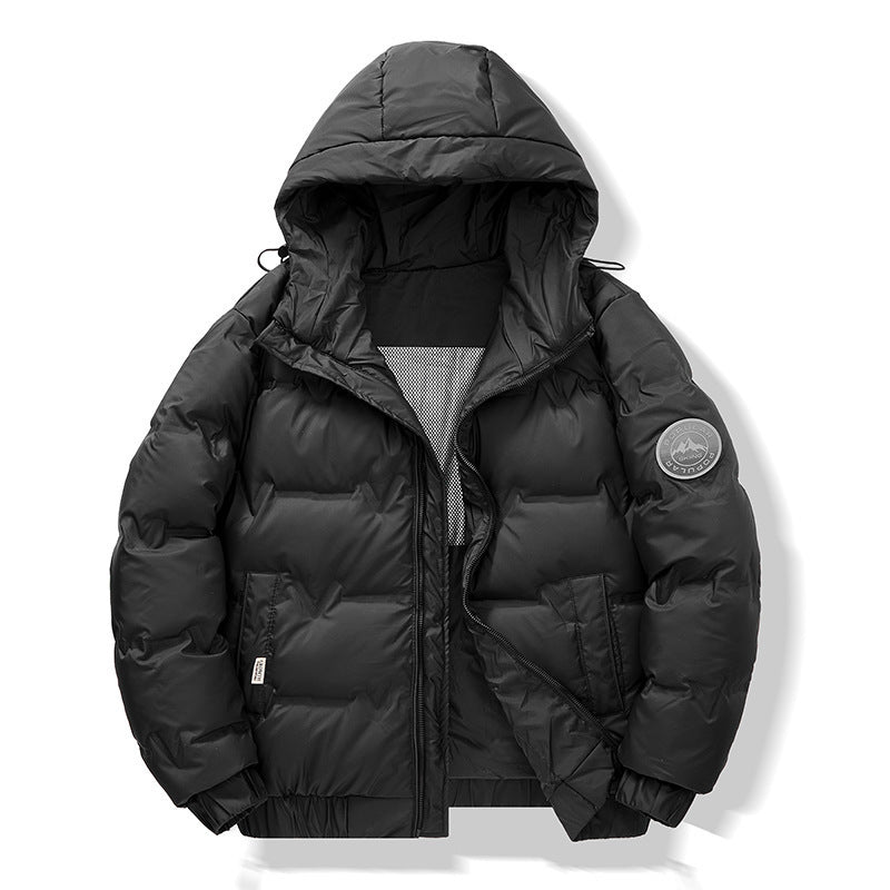 Warme Daunenjacke mit Kapuze 3