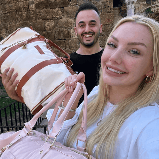 Karly | Elegante Reisetasche aus Leder für stilvolle Reisen