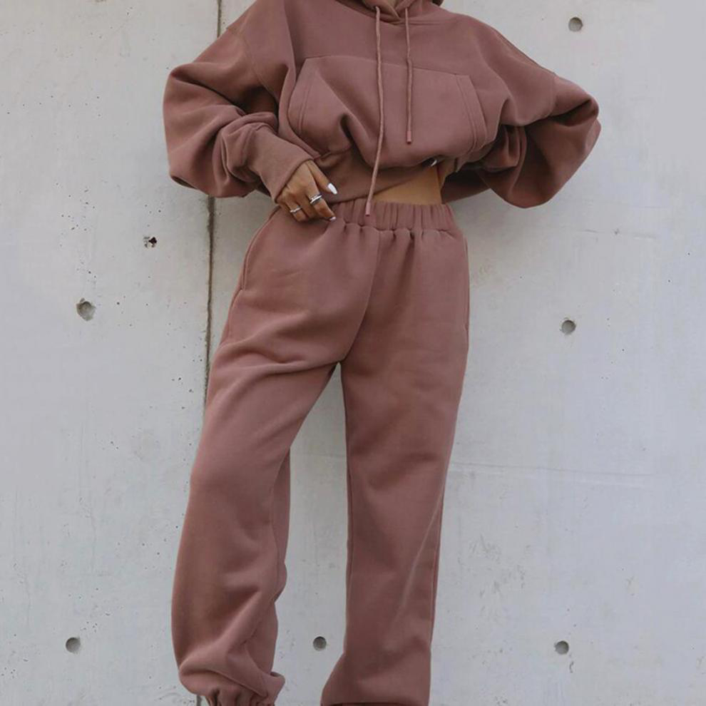Conjunto cómodo de ropa holgada para mujer