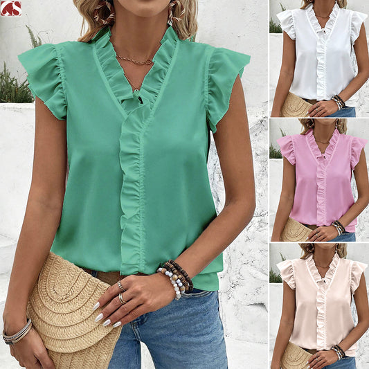 Mieke | Bequeme Rüschen Bluse für Frauen
