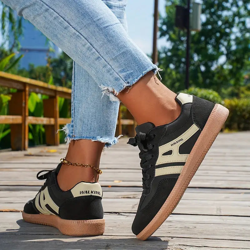 Martha Weiße Sneaker Damen | Retro Casual Turnschuhe für Alltag und Freizeit 5