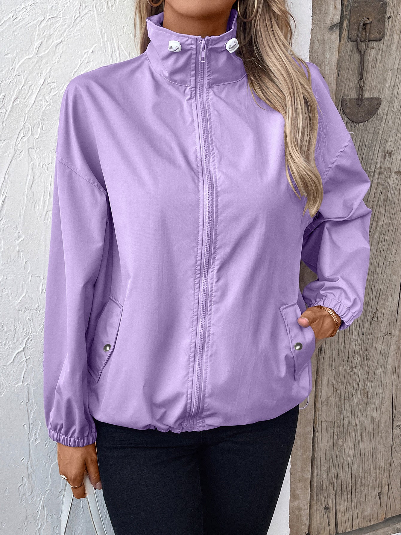 Womens Waterproof Clothing Outdoor Sports Leisure Raincoat Casual Coat Jacket Tops Women 5