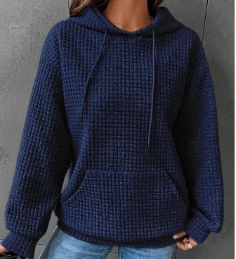 Damen Hoodie mit Kapuze und Kängurutasche 9