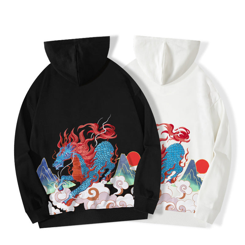 Unisex Hoodie mit Drachen-Print 2