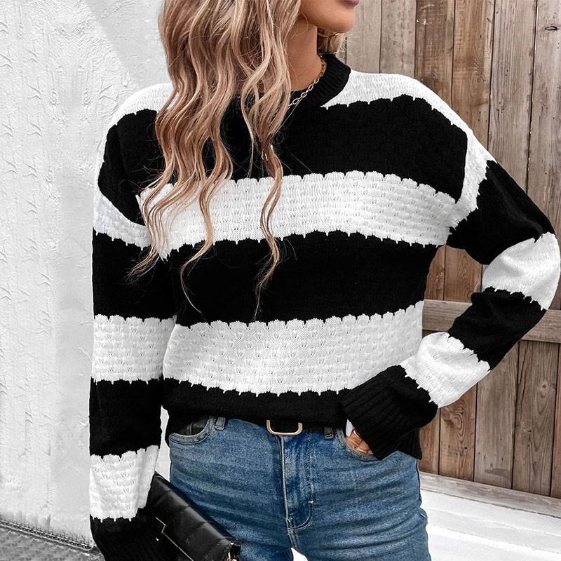 Women's striped sweater