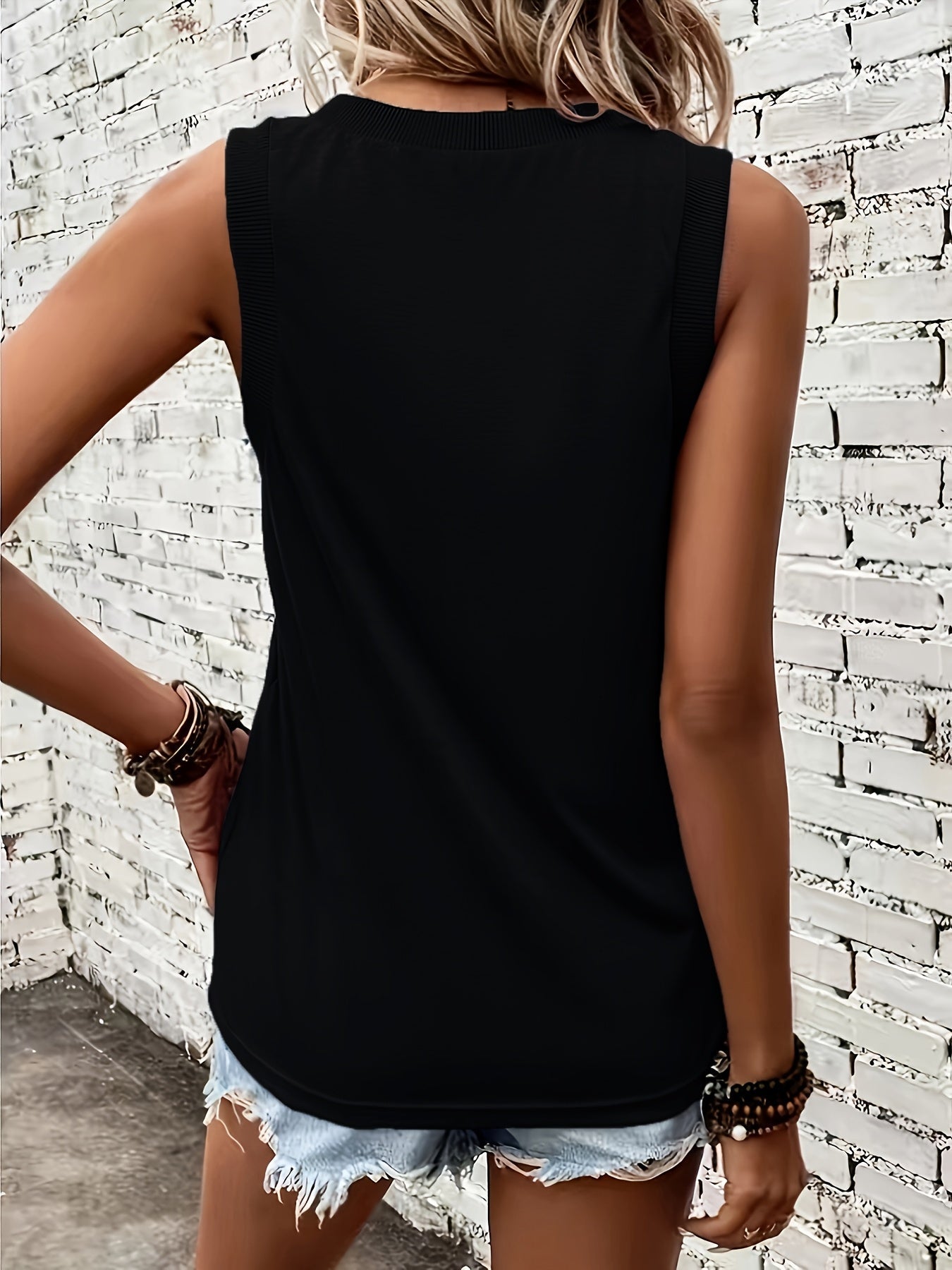 Quinty | Klassische Leinen Tanktop für Frauen