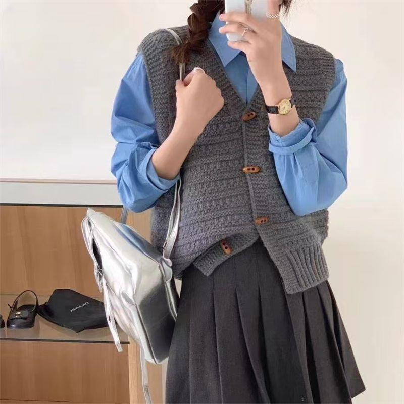 Clara | Ärmellose Strickjacke Damen