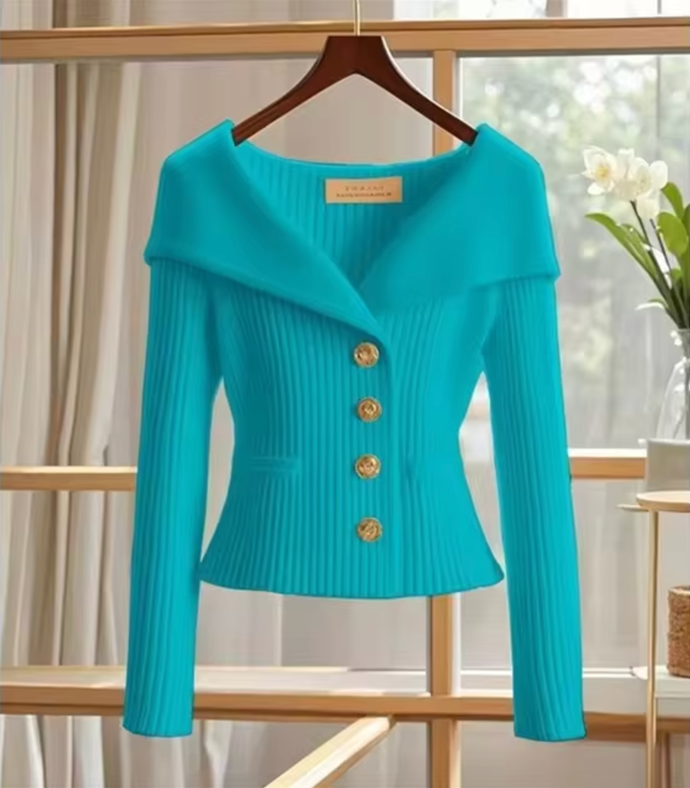 Variant image for Beatrix | Strickjacke Damen Kurz Cardigan für Übergangsjahre-31