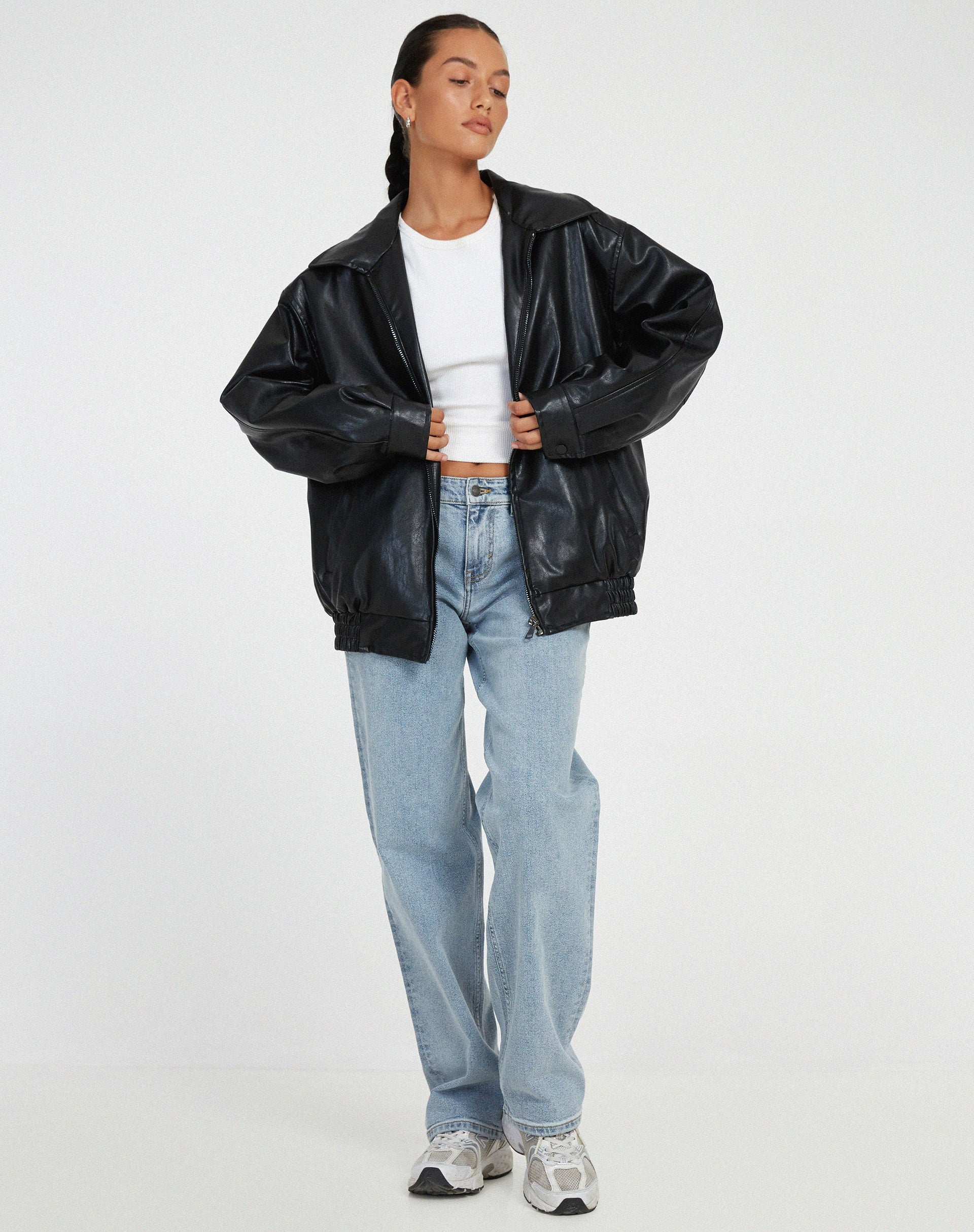 Variant image for Beatrix | Lässige Lederjacke Damen für Stilvolle Outfits-6