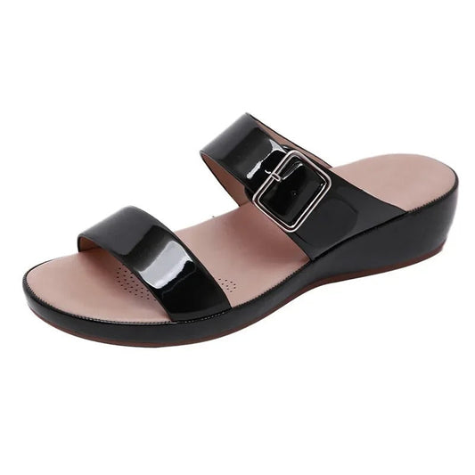 Hildegard | Elegante Keilabsatz-Sandalen für Damen