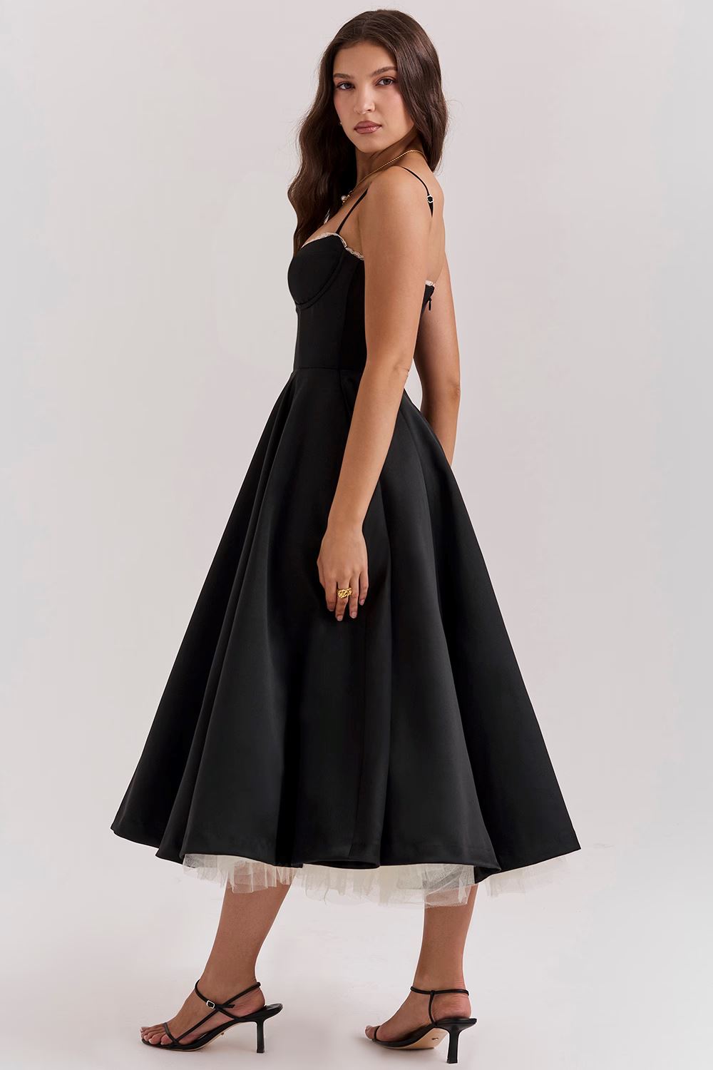 Elif | Stilvoll Satin Abendkleid für Frauen