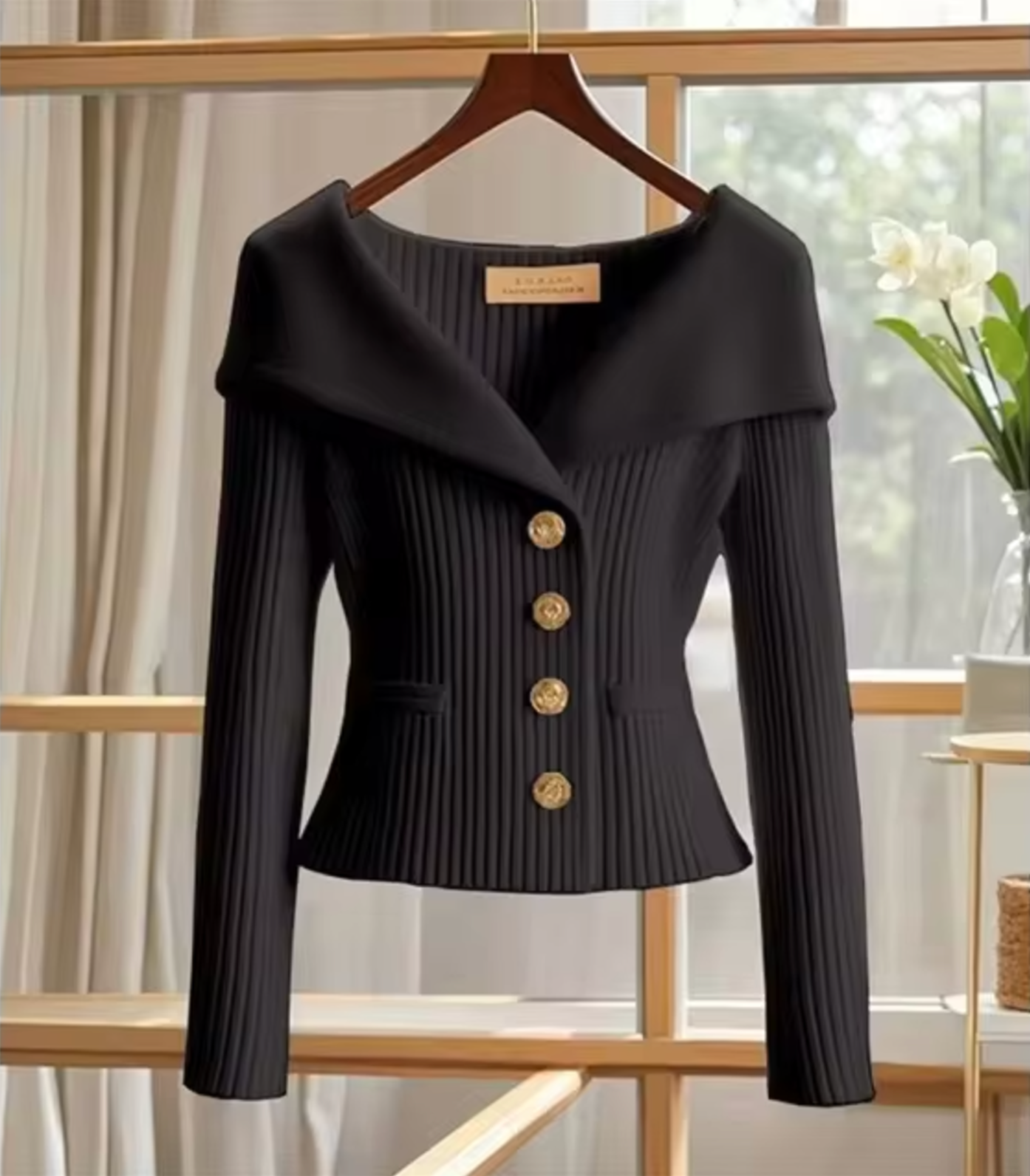 Variant image for Beatrix | Strickjacke Damen Kurz Cardigan für Übergangsjahre-36