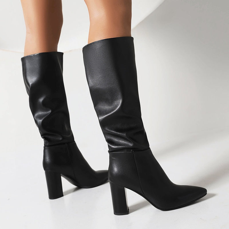Variant image for Rita | Hohe Lederstiefel für Frauen bis zum Knie mit Antislip-Sohle-11