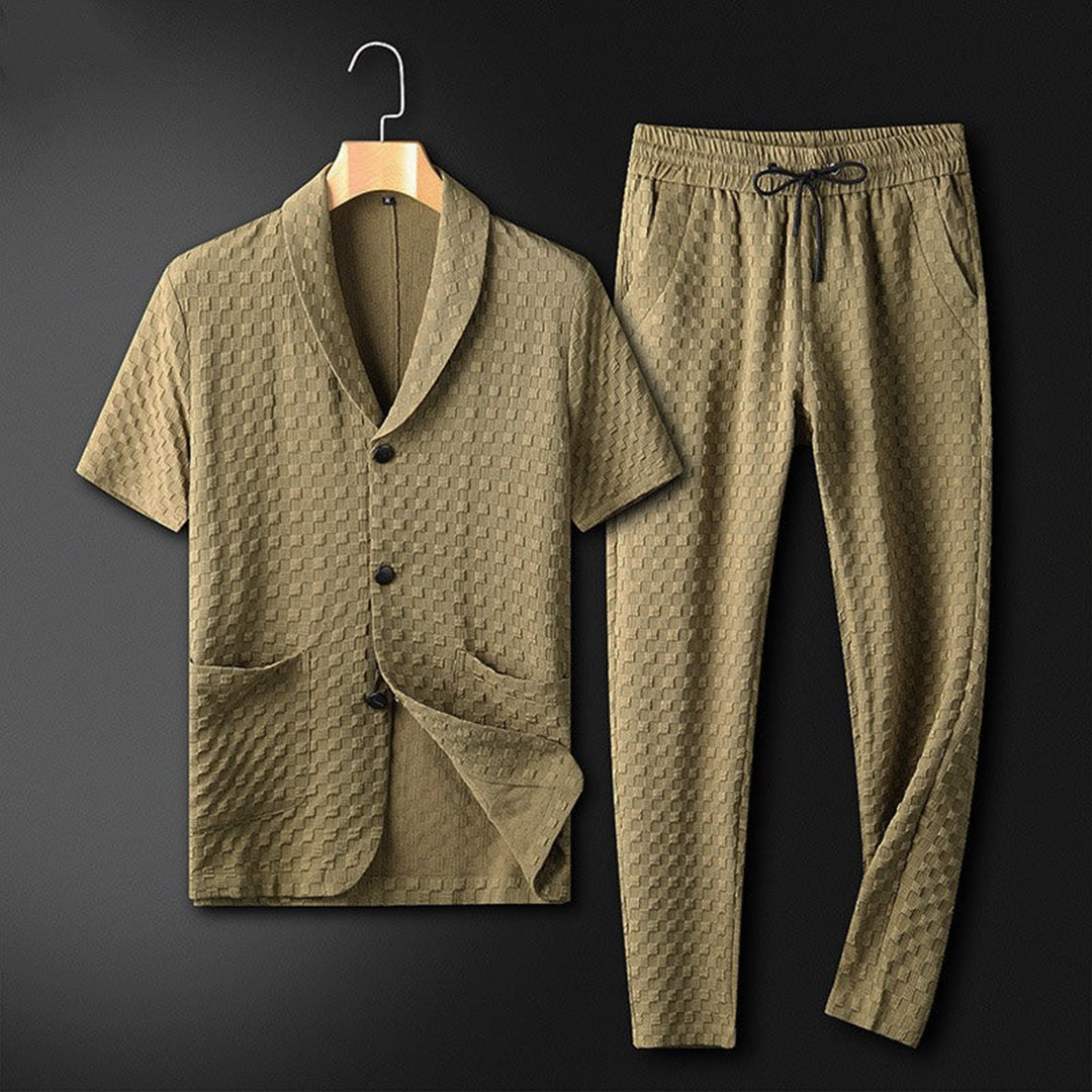 Variant image for Herren Sommer Set Blau Größe M Polyester-1
