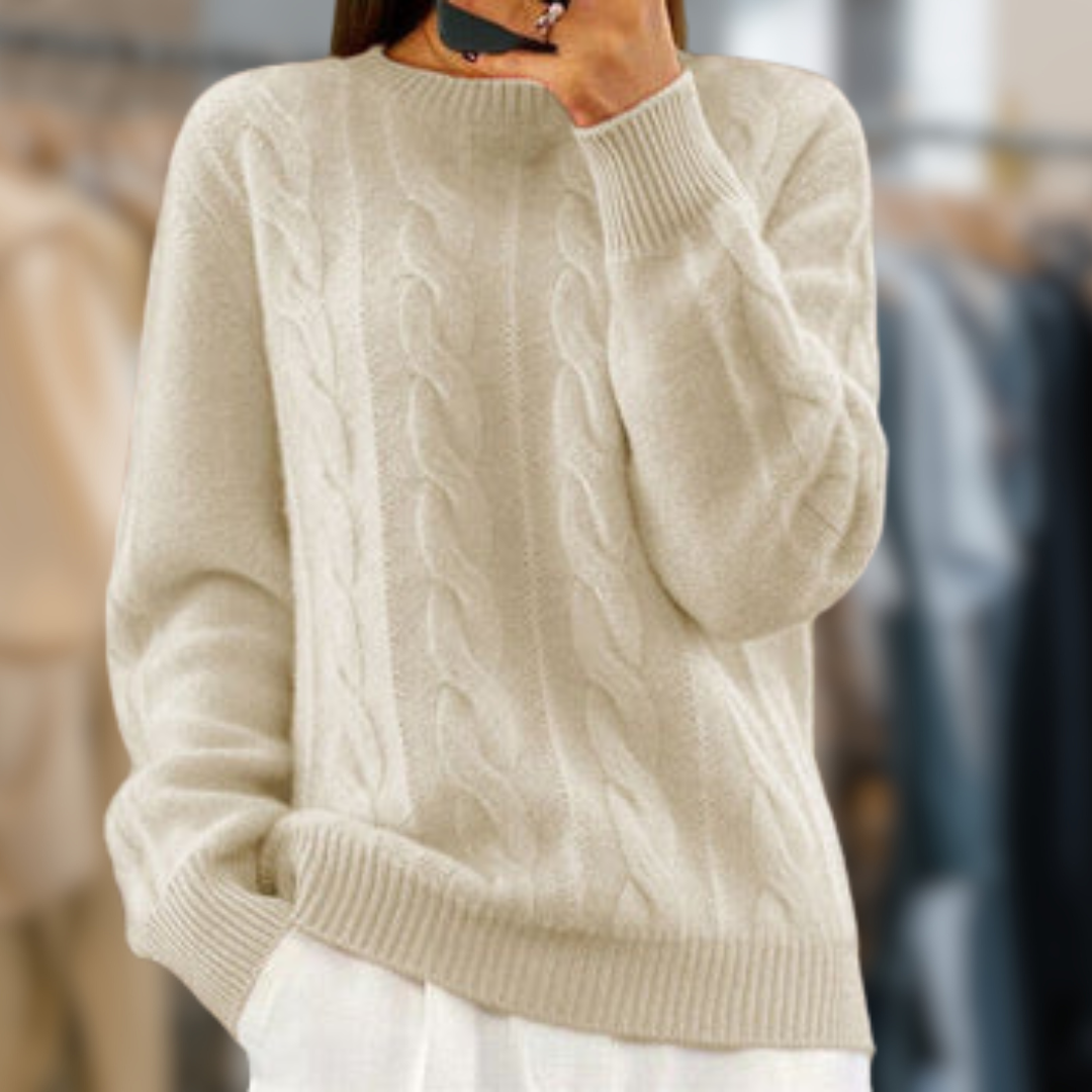 Malti | Trendig Weicher Strickpullover für Frauen