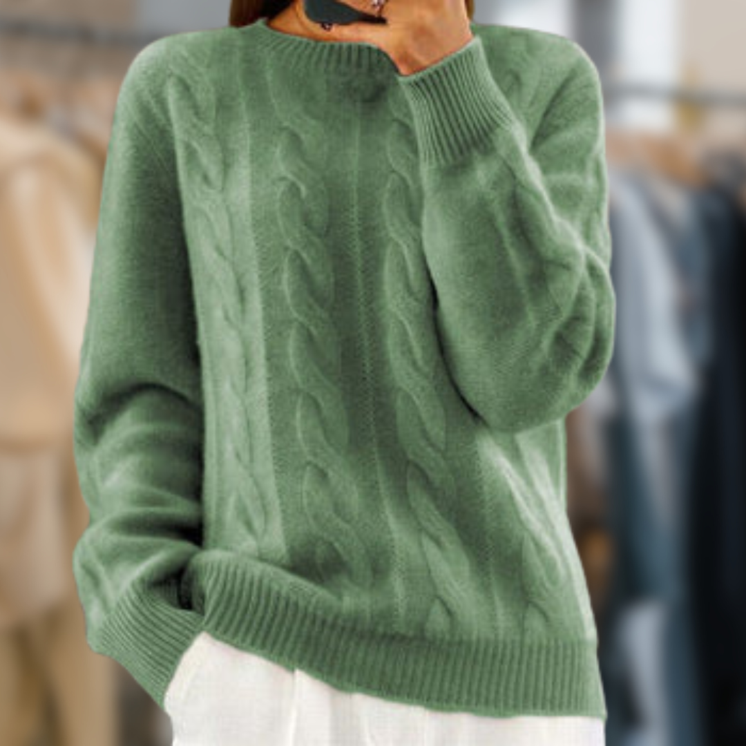 Malti | Trendig Weicher Strickpullover für Frauen