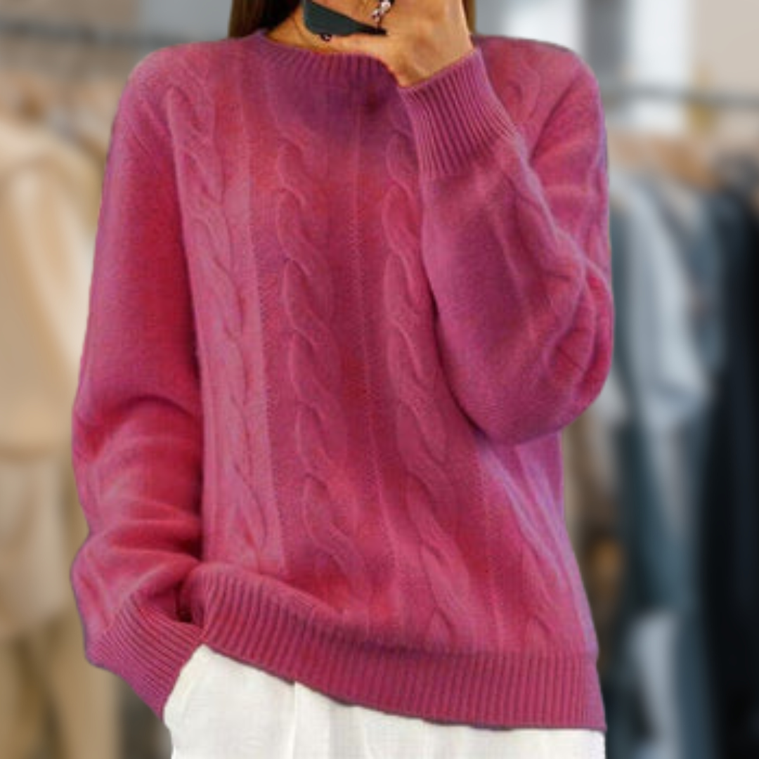 Malti | Trendig Weicher Strickpullover für Frauen