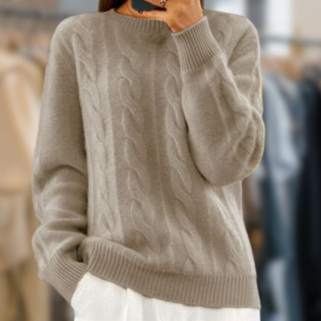 Malti | Trendig Weicher Strickpullover für Frauen