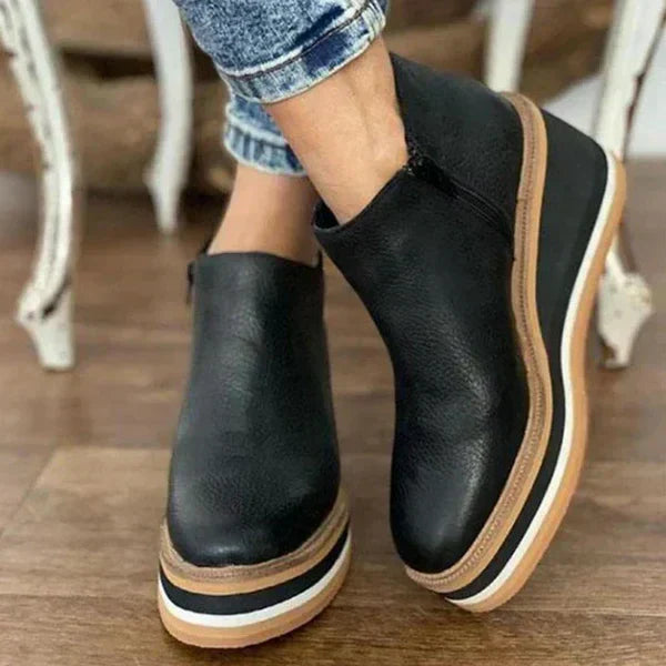 Carina  | Trendige Lederstiefel für Frauen