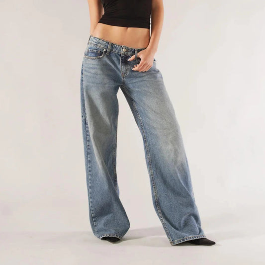 Baggy Denim Jeans für Damen