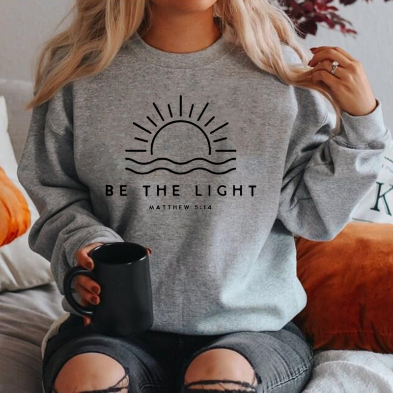 Be The Light Sweatshirt für Frauen