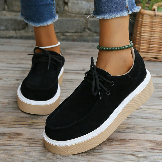Bequeme Damen Schnürschuhe