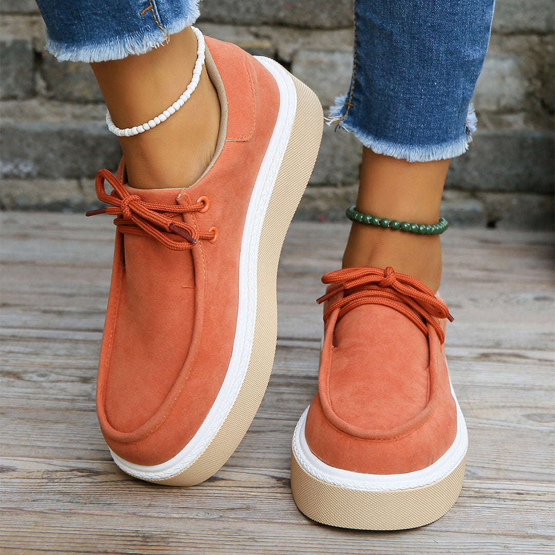 Bequeme Damen Schnürschuhe
