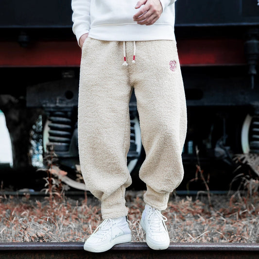 Bequeme Fleece Jogginghose Herren