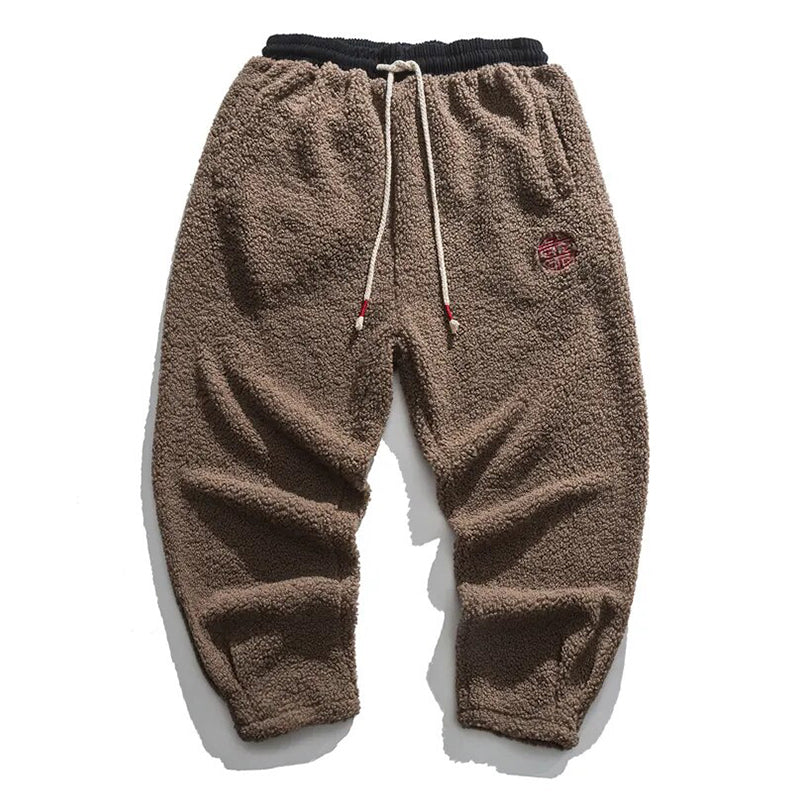 Bequeme Fleece Jogginghose Herren