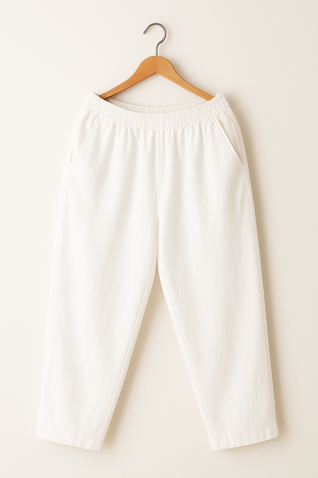 Bequeme Freizeithose mit Elastischem Bund und Seitentaschen