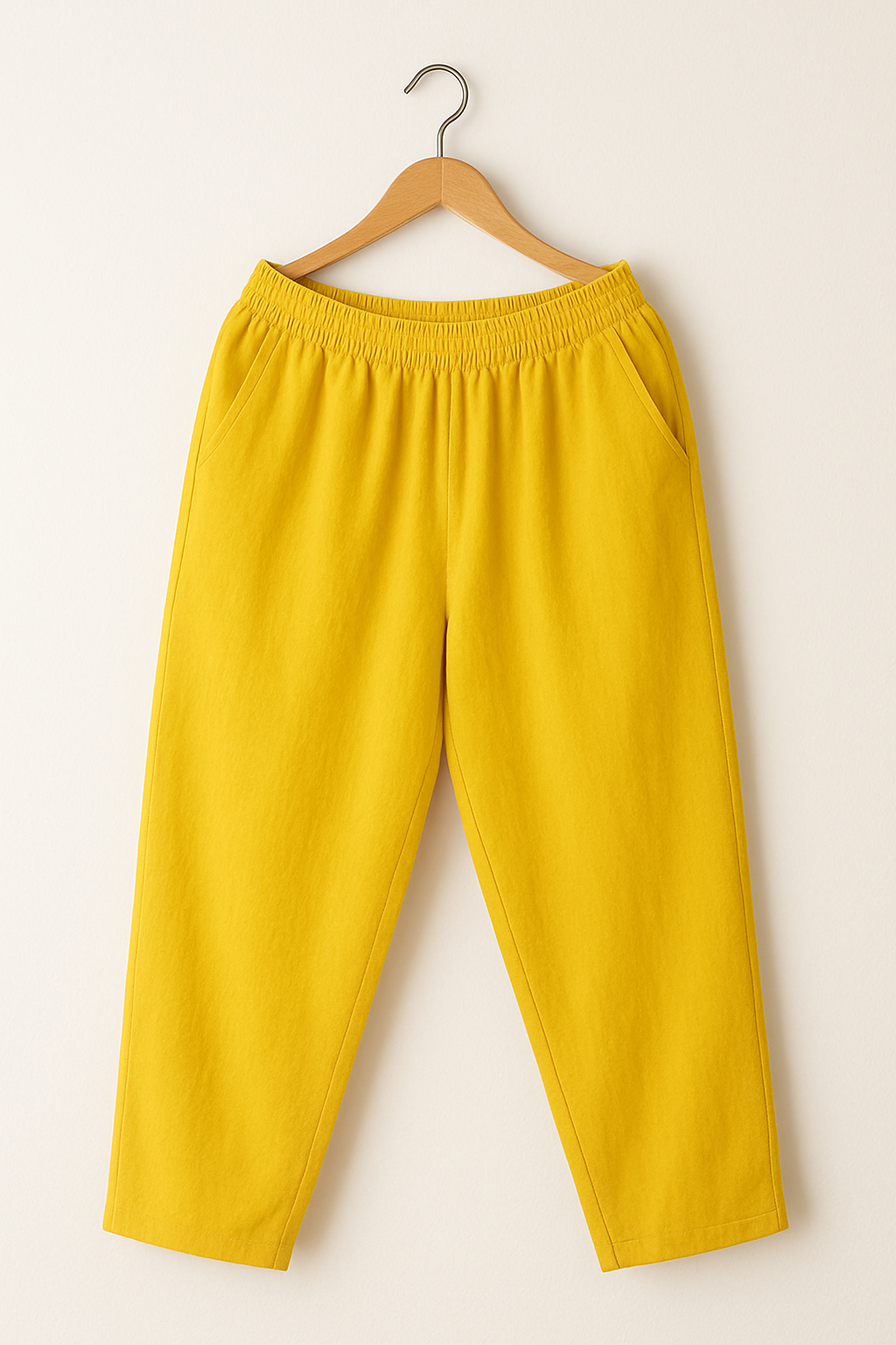 Bequeme Freizeithose mit Elastischem Bund und Seitentaschen