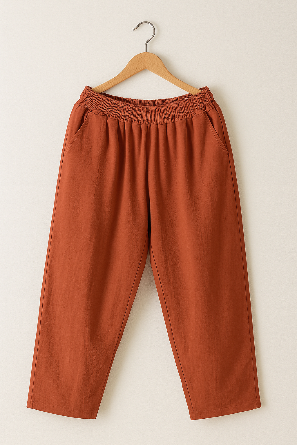 Bequeme Freizeithose mit Elastischem Bund und Seitentaschen
