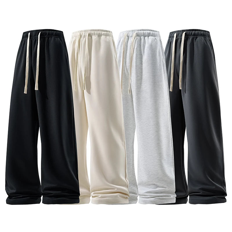 Bequeme Herren Sweatpants mit weitem Bein