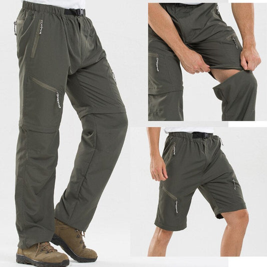 Outdoor-Hosen mit Abzippfunktion