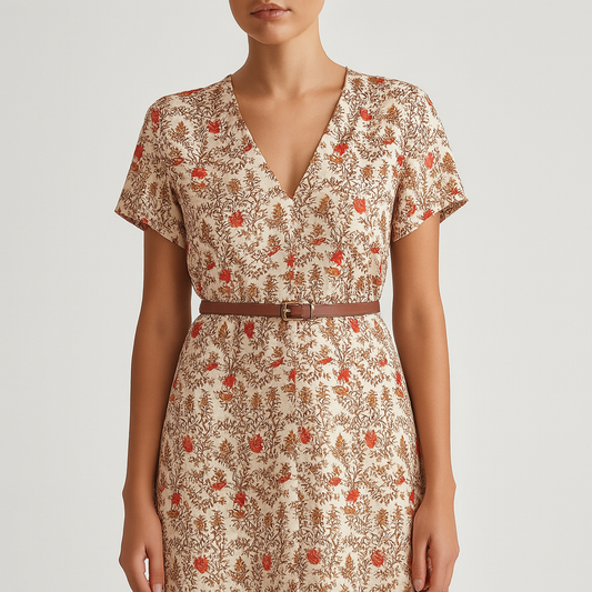 Boho Kleid aus leichter Baumwolle